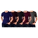VICTORIA RIBNECK/ROUND NECK COLOUR VEST RNS WITH SLEVES ( PACK OF 10 )-PRDT15-95-sm