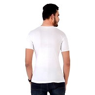 VICTORIA PLUS/FINE WHITE VEST RNS WITH SLEVES ( PACK OF 10 )-80