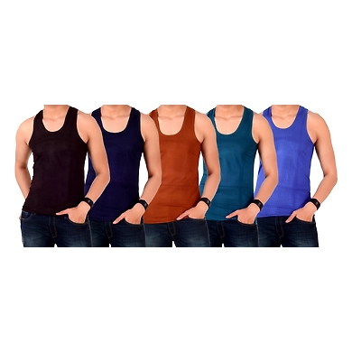 HMTEX SONY FINE PARKER/LINNING COLOUR VEST RN ( PACK OF 10 )-PRDT19-90