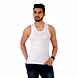 HMTEX SONY FINE PARKER/LINNING WHITE VEST RN ( PACK OF 10 )-PRDT20-90-sm