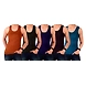 HMTEX KAMAL FINE REGULAR COLOUR VEST RN ( PACK OF 10 )-PRDT22-85-sm