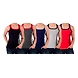 NEST GYM/DESIGNER RIB VEST NUMBER - 4 ( PACK OF 5 )-PRDT41-95-sm