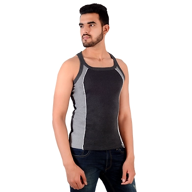 NEST GYM/DESIGNER RIB VEST NUMBER - 5 ( PACK OF 5 )-PRDT44-80