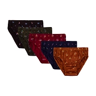 VICOTRIA LADIES PANTY PRINT INNER ELASTIC ( PACK OF 10 )