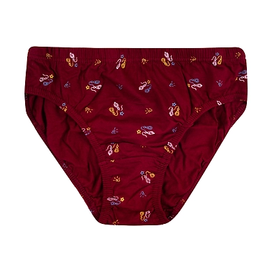 VICOTRIA LADIES PANTY PRINT INNER ELASTIC ( PACK OF 10 )-80-2