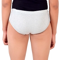 VICTORIA FINE FRONT OPEN BRIEF INNER ELASTIC WHITE ( PACK OF 10 )-80
