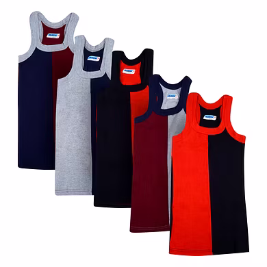VICTORIA IMAGE GYM VEST DESIGNER NUMBER - 12 ( PACK OF 5 )-PRDT67-85