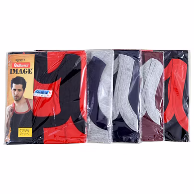 VICTORIA IMAGE GYM VEST DESIGNER NUMBER - 12 ( PACK OF 5 )-100-1