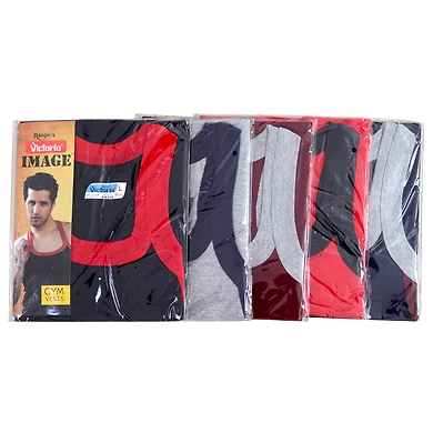VICTORIA IMAGE GYM VEST DESIGNER NUMBER - 18 ( PACK OF 5 )-85-1