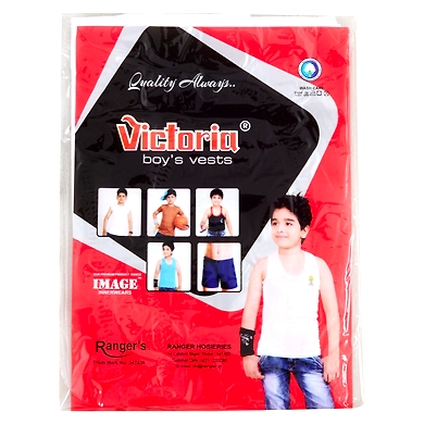 VICTORIA PLUS/FINE VEST WHITE BABY SIZES RN ( PACK OF 10 )-70-2