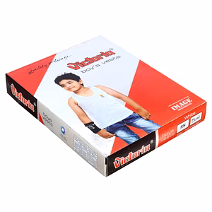 VICTORIA PLUS/FINE VEST WHITE BABY SIZES RN ( PACK OF 10 )