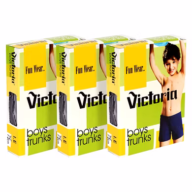 VICTORIA PLUS/FINE FULL TRUNK MULTI COLOUR BABY SIZES ( PACK OF 10 )-PRDT80-60