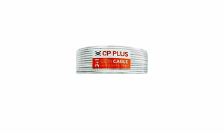 Cp Plus Plastic, Copper White 90 m Wire (White) 3+1