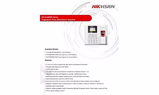 K1A8503 Value Series Fingerprint Time Attendance Terminal