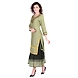 Vihaan Impex Jaipuri Designer  Tunic Long Rayon Double Layered Women Dress Partywear Kurti for Women-Green-XXL-2-sm