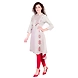 Vihaan Impex Jaipuri Designer  Tunic Long Cotton Slub A- Line Women Dress Partywear Kurti for Women-XXL-Off-White-2-sm