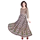 Vihaan Impex Jaipuri Designer  Tunic Long Rayon Anarkali Women Dress Partywear Kurti for Women-Beige-M-1-sm