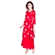 Vihaan Impex Jaipuri Designer  Tunic Long Rayon Double Layered Women Dress Partywear Kurti for Women-Red-M-1-sm