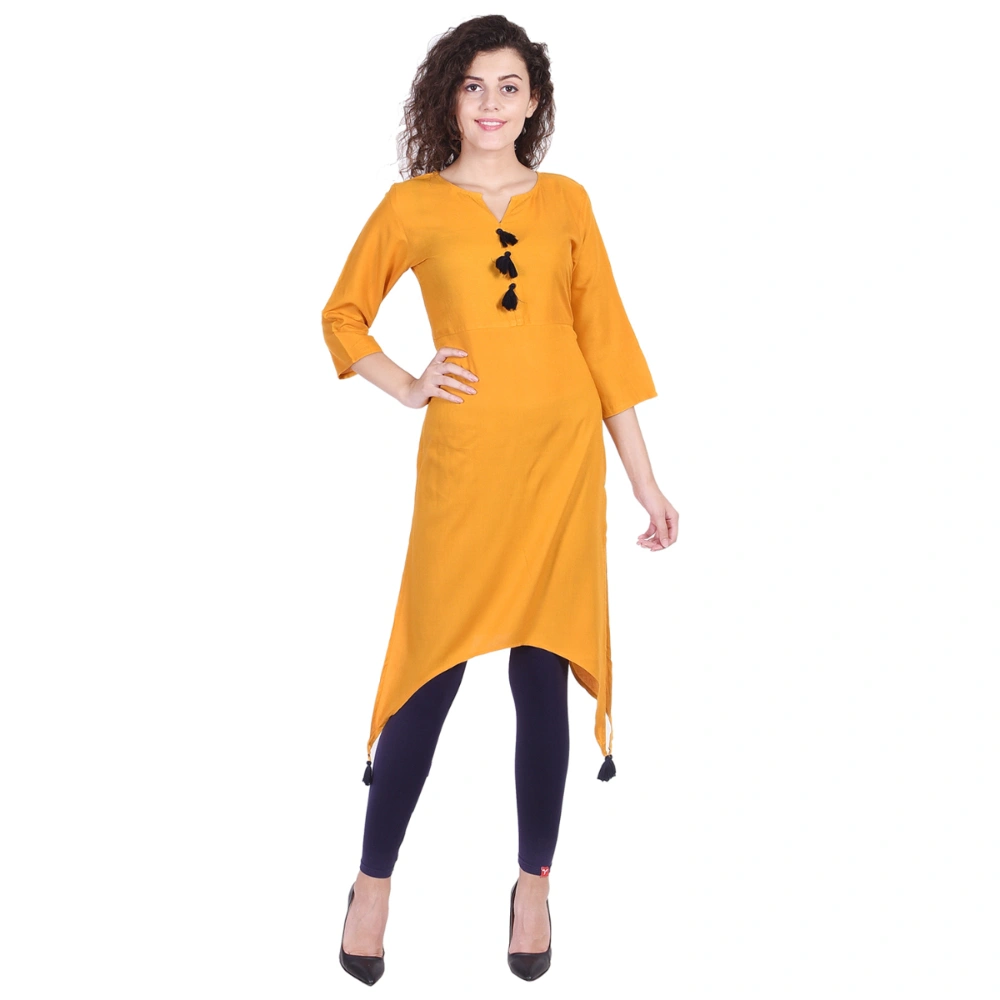 Vihaan Impex Jaipuri Designer  Tunic Long Cotton Women Dress Partywear Kurti for Women-VIKU8037-M