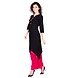Vihaan Impex Jaipuri Designer  Tunic Long Cotton Women Dress Partywear Kurti for Women-Black-M-1-sm