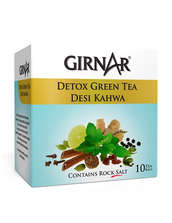 Girnar Green Tea Bags - Detox / Desi Kahwa-1193