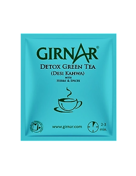 Girnar Green Tea Bags - Detox / Desi Kahwa-36 Tea Bags-2-sm