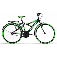 Hercules Kombat RF 26T  Black with Green