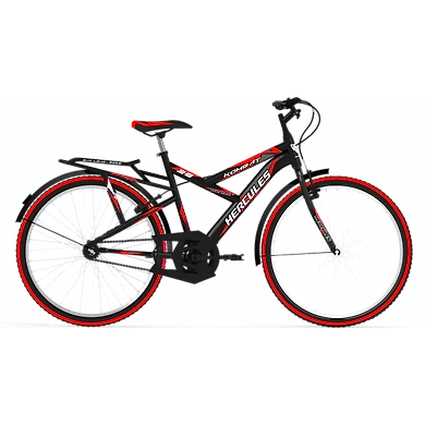Hercules Kombat RF 26T Black with Red-Hercules0019785