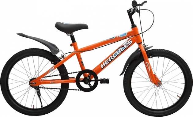 Hercules Streetcat 20T Capri Orange 20T Punjab Cycle Store