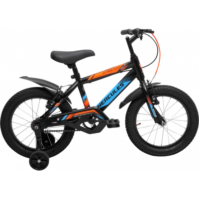 Hercules Streetcat Pro 16T Blue Neon Orange 16T Ashok Cycle Store