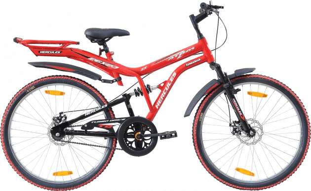 hercules cycle red and black