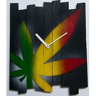 Marijuana wall clock
