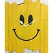 SMILEY EMOJI 10x8 inches handpainted and handcrafted wooden wall clock.-7426965624083-sm