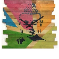 Buddha handcrafted wall clock