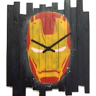 Ironman wall clock