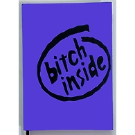 BITCH INSIDE  HANDPAINTED (NOT PRINTED) A5 NOTEBOOK / DIARY / NOTEPAD (75GSM / 60 PAGES EACH ) BY AG