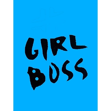 GIRL BOSS HANDPAINTED (NOT PRINTED) A5 NOTEBOOK / DIARY / NOTEPAD (75GSM / 60 PAGES EACH ) BY AGOY D-7426965624182