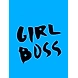 GIRL BOSS HANDPAINTED (NOT PRINTED) A5 NOTEBOOK / DIARY / NOTEPAD (75GSM / 60 PAGES EACH ) BY AGOY D-7426965624182-sm
