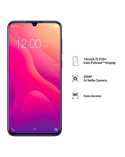 Vivo V11 ( 6GB  Ram)+(  64GB Storage )-Purple-6GB - 64GB-1
