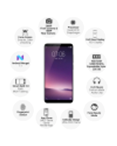 Vivo V7+ ( 4GB  Ram)+(  64GB Storage )-Black-4GB - 64GB-2