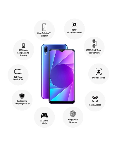 Vivo Y95 ( 4GB  Ram)+(  64GB Storage )-Purple-4GB - 64GB-2