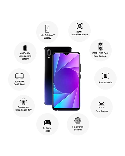 Vivo Y95 ( 4GB  Ram)+(  64GB Storage )-Night-4GB - 64GB-2