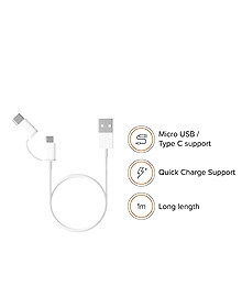 Mi 2-in-1 USB Cable (White)