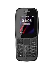Nokia 106 (Grey, Dual SIM)
