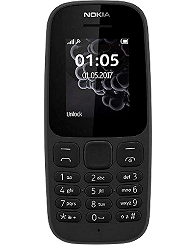 NOKIA 105 SS (Black)-Nokia 24
