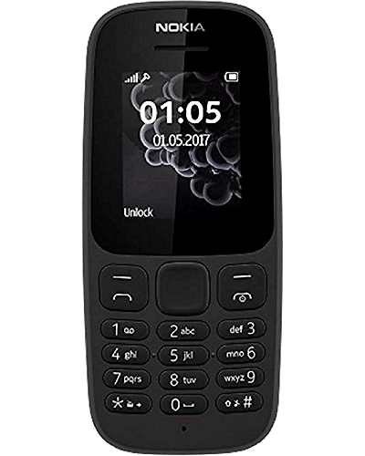 Nokia 105 (Dual SIM, Black)-Nokia 28