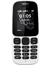 Nokia 105 (Dual SIM, White)