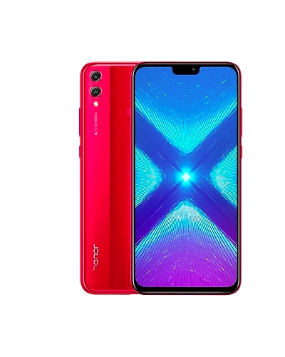 Honor 8X Red Color  (Ram 4GB)+(Storage 64GB)-9002