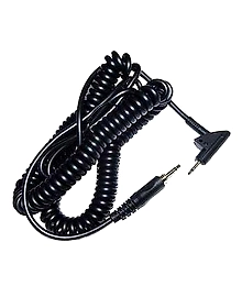 Coiled cable with 3.5mm plug screwable HD 380