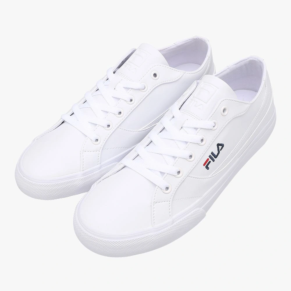 FILA Center court White Womens Canvas Shoes IN 44588 5.5